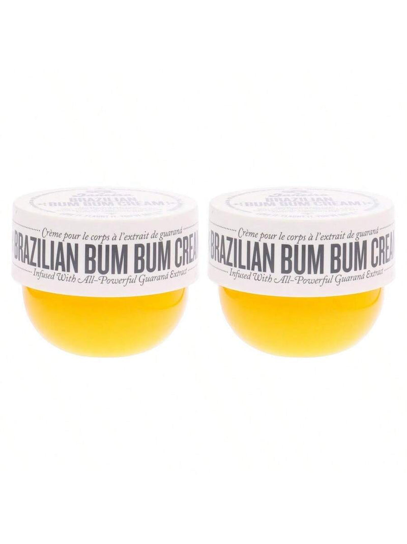 Brazilian Bum Bum Cream by Sol de Janeiro for Unisex - 2.5 oz Cream - Pack of 2