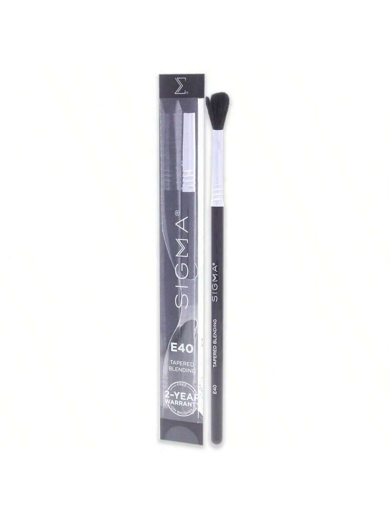 Tapered Blending Brush - E40 Black-Chrome by SIGMA for Women - 1 Pc Brush