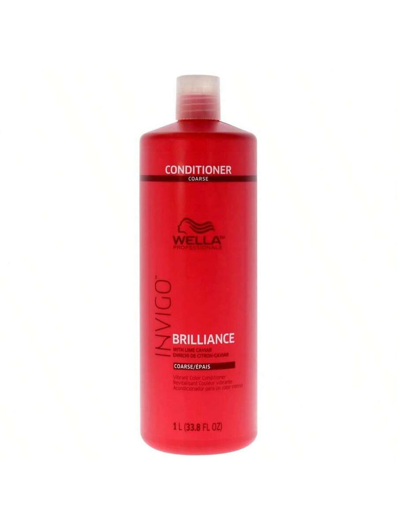 Invigo Brilliance Conditioner For Coarse Hair by Wella for Unisex - 33.8 oz Conditioner