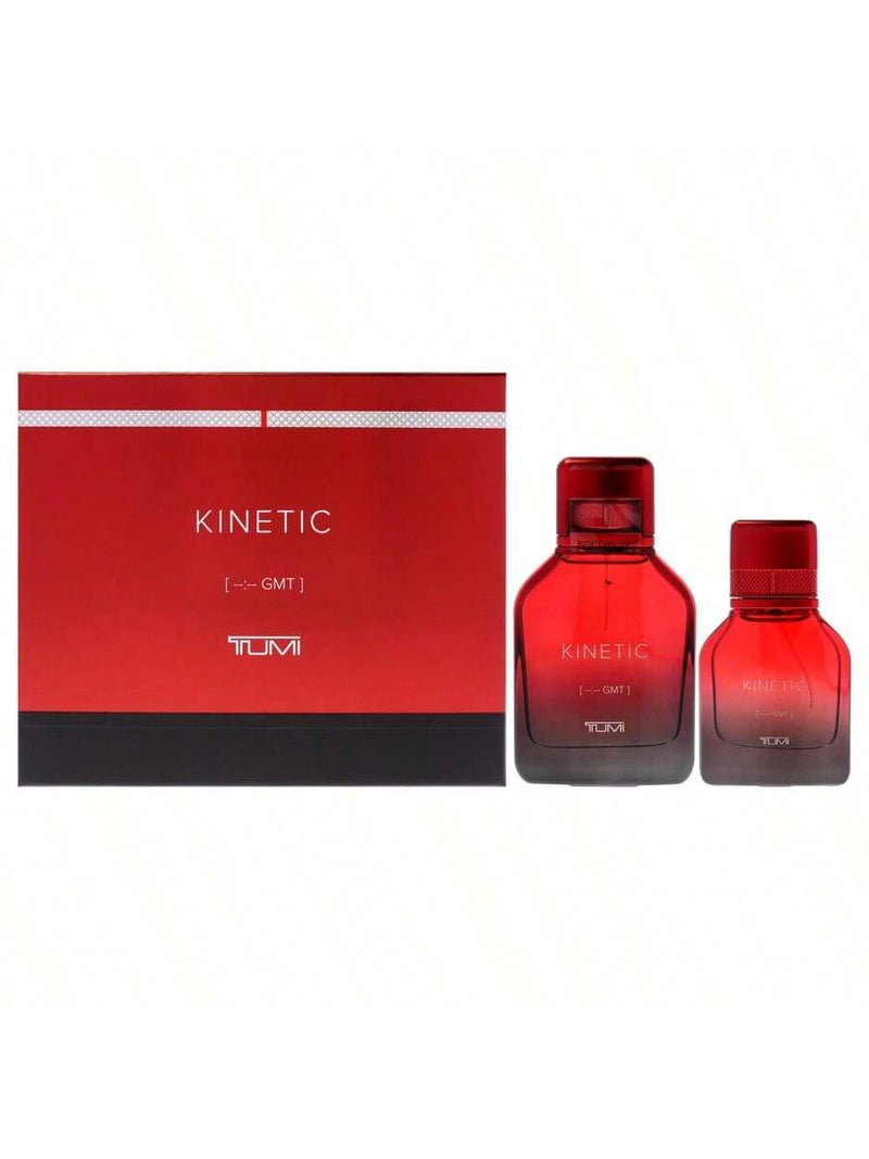 Kinetic by Tumi for Men - 2 Pc Gift Set 3.4oz EDP Spray, 1oz EDP Spray