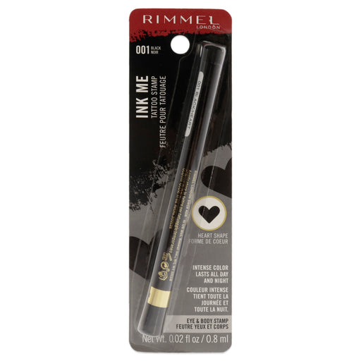 Rimmel London Ink Me Tatto Stamp Eyes And Body 001 Black Heart Shape