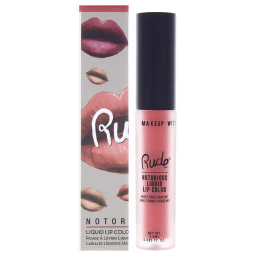 Rude Cosmetics Notorious Liquid Lip Color Sinister Villain