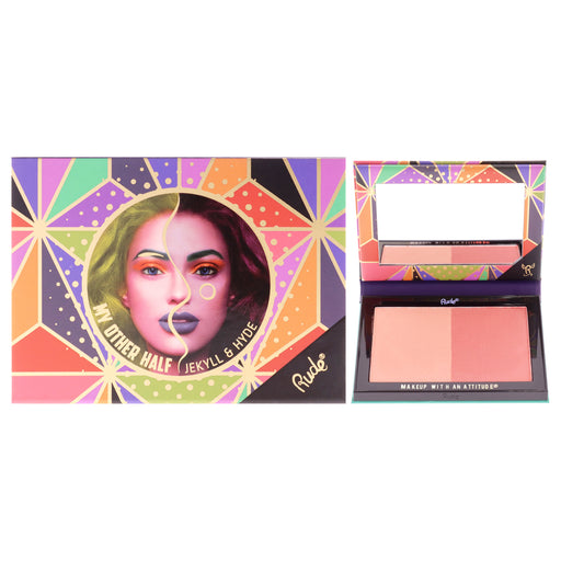 Rude Cosmetics My Other Half Duo Shade Face Palette Jekyll And Hyde