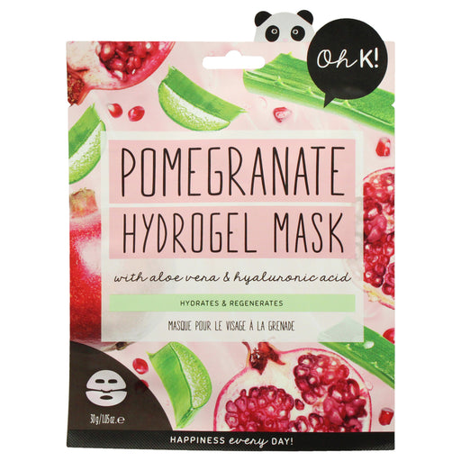 Oh K! Hydrogel Sheet Mask Pomegranate Unisex Gift Set