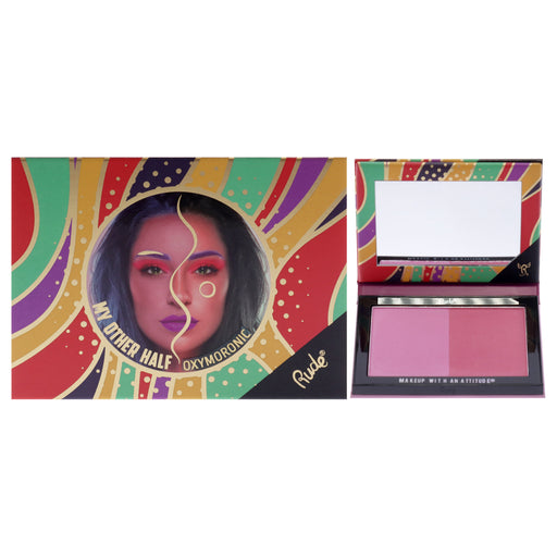 Rude Cosmetics My Other Half Duo Shade Face Palette Oxymoronic