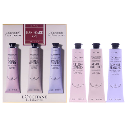 L'Occitane Floral Hand Cream Trio Unisex Gift Set