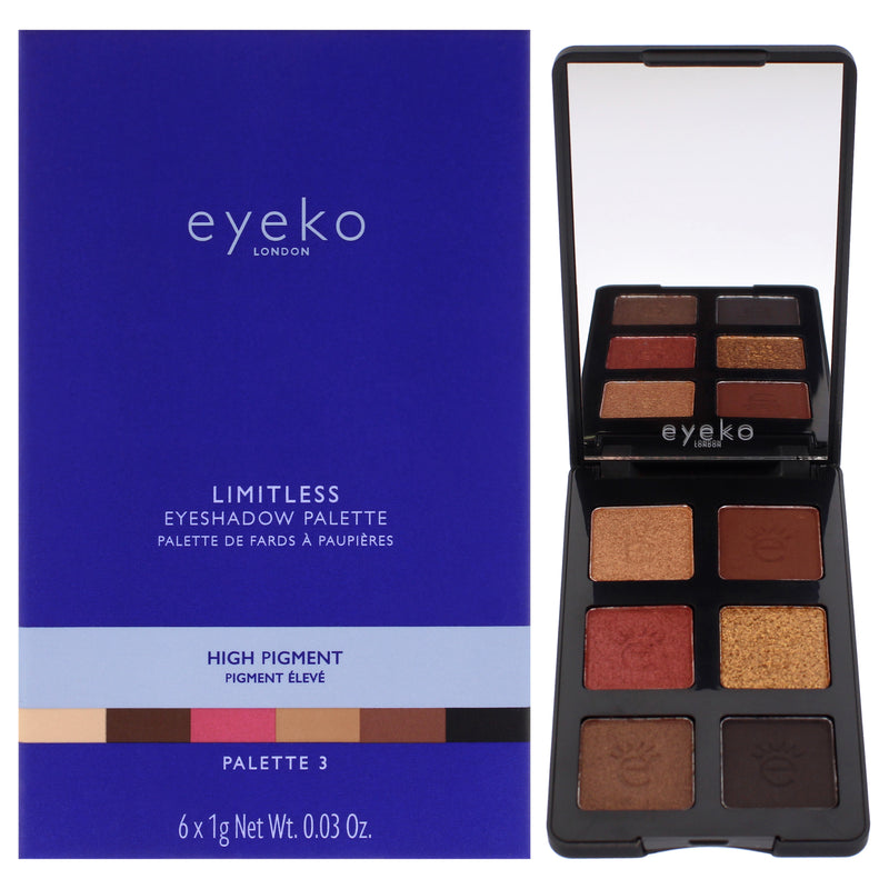 Eyeko Limitless Eyeshadow Palette 3 High Pigment