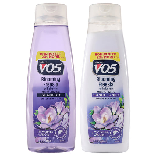 Alberto Vo5 Moisturizing Blooming Freesia Conditioner And Blooming Frees Unisex Gift Set