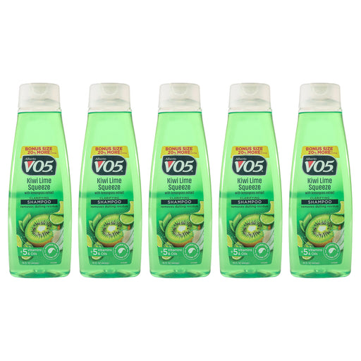 Alberto Vo5 Clarifying Kiwi Lime Squeeze Shampoo Pack Of 5