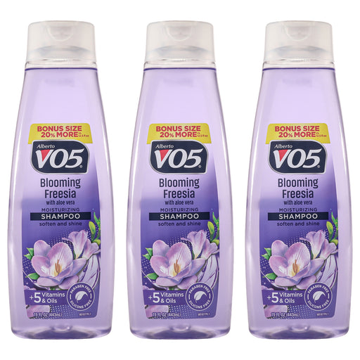 Alberto Vo5 Moisturizing Blooming Freesia Shampoo Pack Of 3