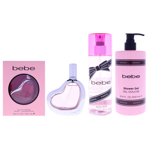 Bebe Silver Layering Kit Women's Eau De Parfum Gift Set