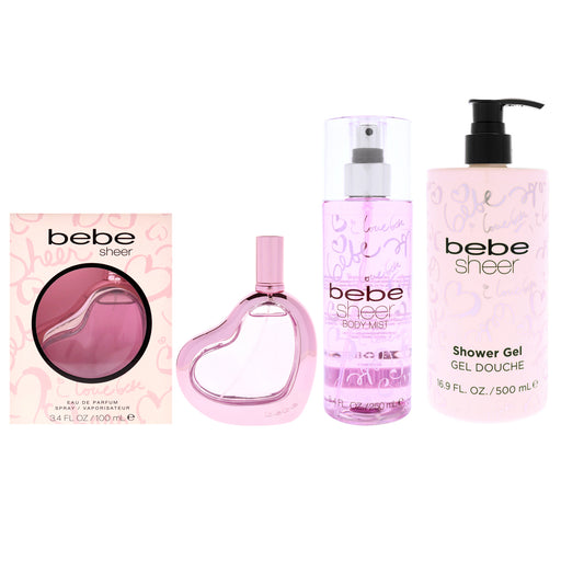 Bebe Sheer Layering Kit Women's Eau De Parfum Gift Set