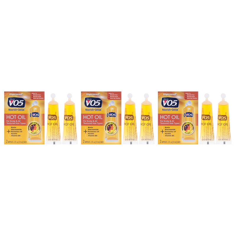 Alberto Vo5 Hot Oil Treatment Pack Of 3