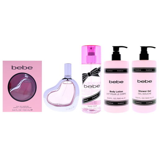 Bebe Silver Body Care Kit Women's Eau De Parfum Gift Set