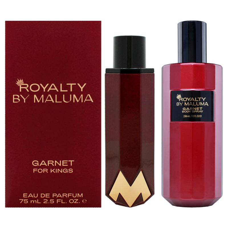 Royalty By Maluma Garnet Kit Men's Eau De Parfum Gift Set