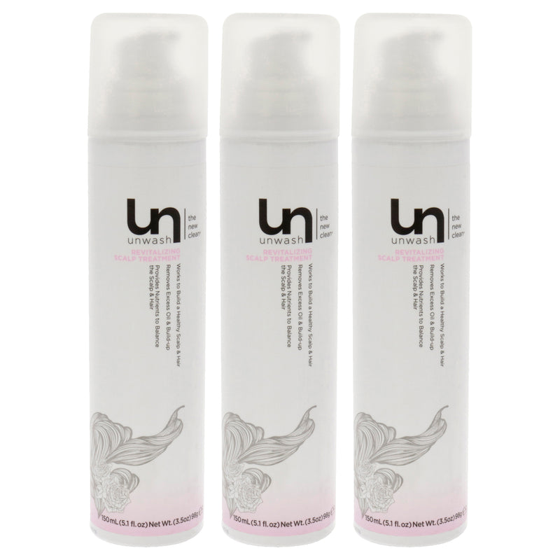Unwash Revitalizing Scalp Treatment Pack Of 3
