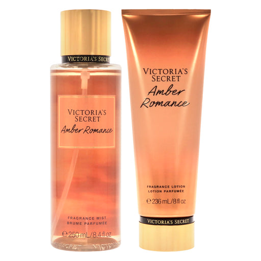 Victoria's Secret Amber Romance Kit Women's Fragrance Mist Gift Set