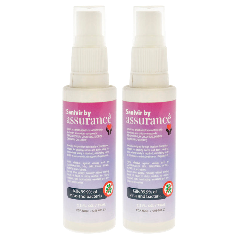 Assurance Sanivir Hand Sanitizer Solution Pack Of 2