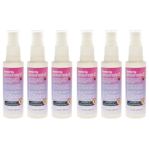 Assurance Sanivir Hand Sanitizer Solution Pack Of 6
