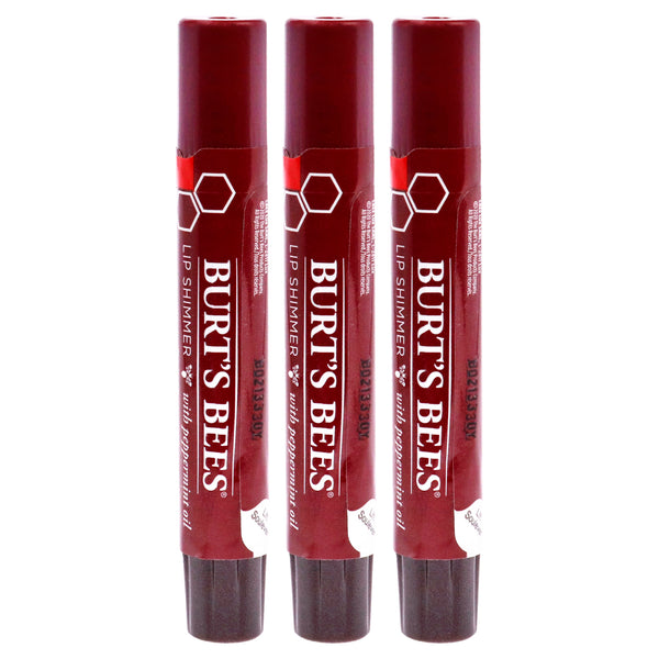 Burts Bees Lip Shimmer Plum Pack Of 3