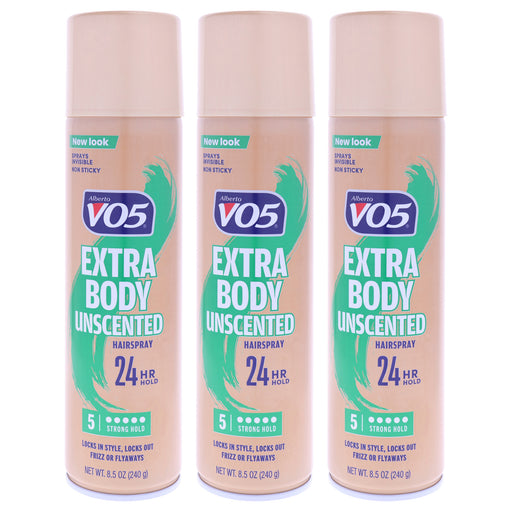 Alberto Vo5 Crystal Clear Unscented Hair Pack Of 3