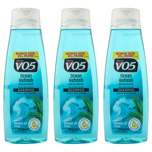 Alberto Vo5 Revitalizing Ocean Refresh Shampoo Pack Of 3