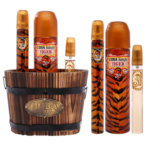 Cuba Jungle Tiger Women's Eau De Parfum Gift Set