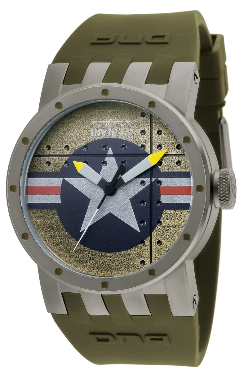 Invicta Dna Men's Quartz 46mm Watch – Polyurethane