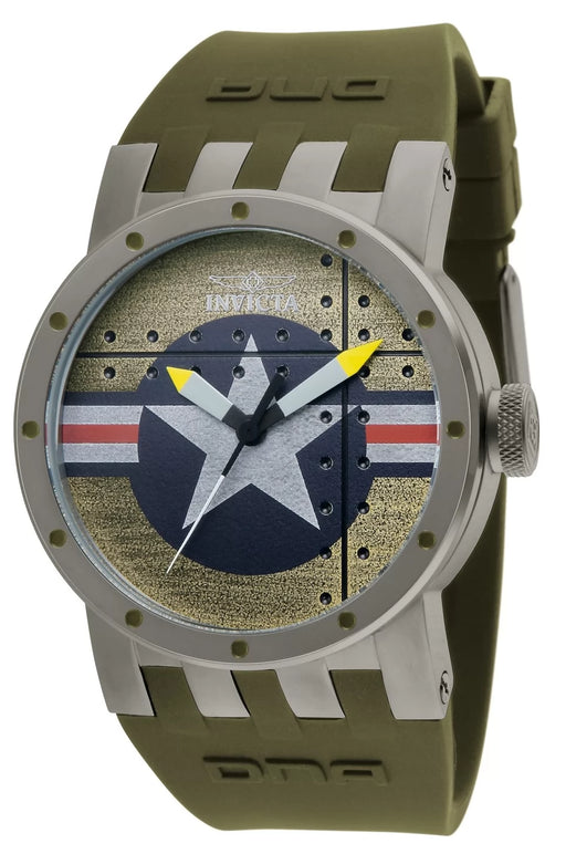 Invicta Dna Men's Quartz 46mm Watch – Polyurethane