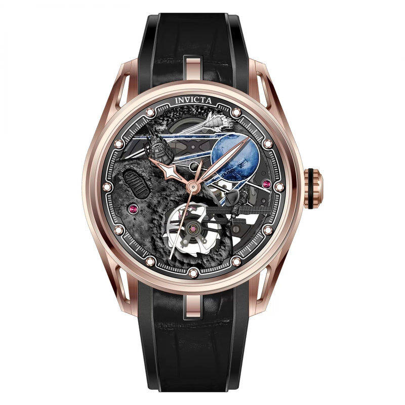Invicta Celestial Men's Mechanical 44mm Watch – Rubber