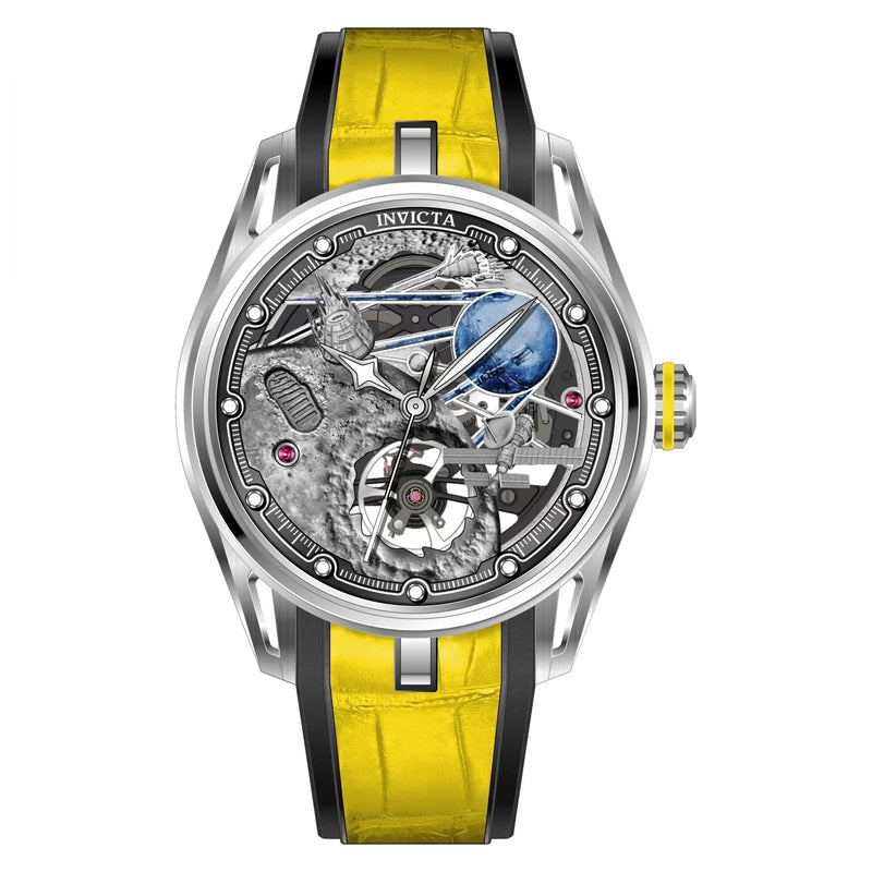 Invicta Celestial Men's Mechanical 44mm Watch – Rubber