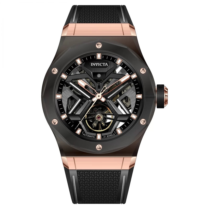 Invicta Celestial Men's Mechanical 45mm Watch – Rubber