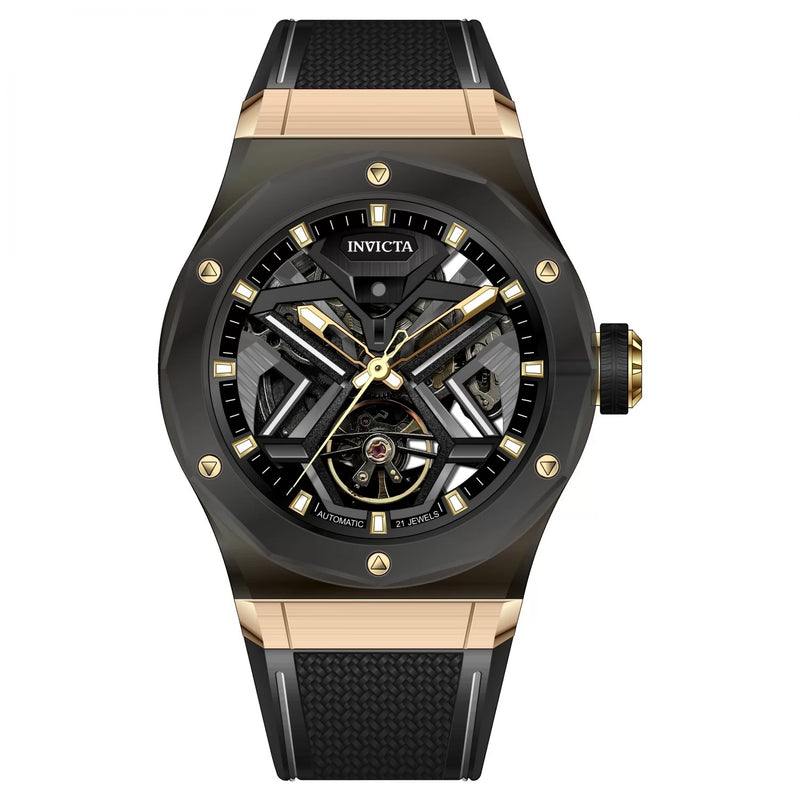 Invicta Celestial Men's Mechanical 45mm Watch – Rubber