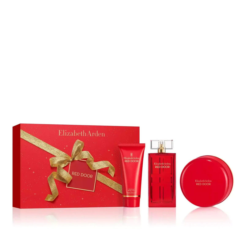 Elizabeth Arden Red Door + Body Powder + Body Lotion Women's Eau De Toilette Gift Set