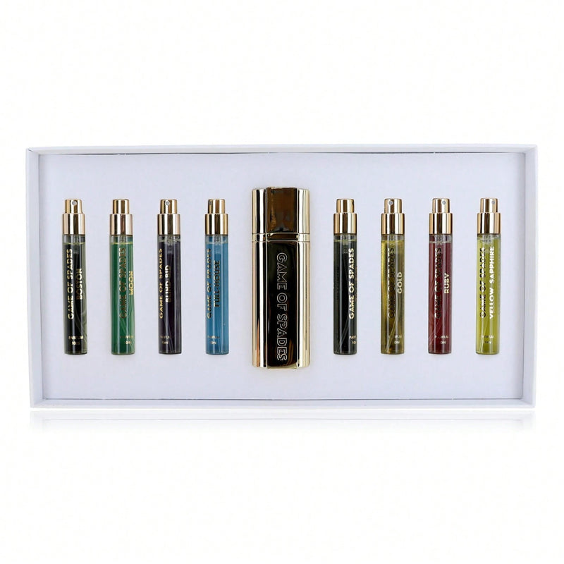 Game of Spades by Jo Milano, 9 Piece Coffret Set for Unisex - White