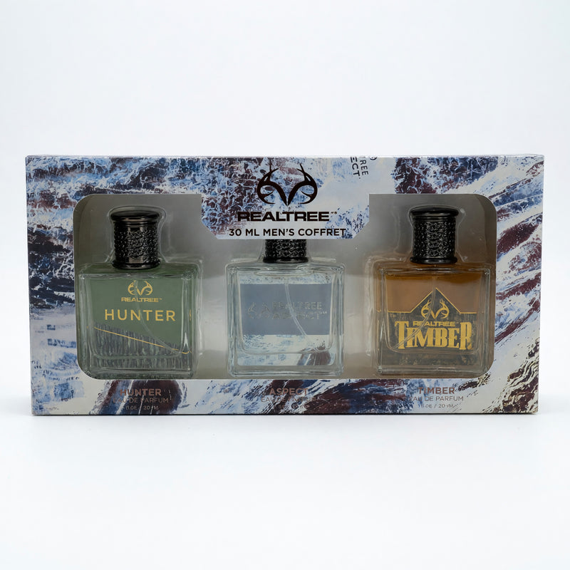 Realtree 3 Piece Coffret Men's Eau De Parfum Gift Set