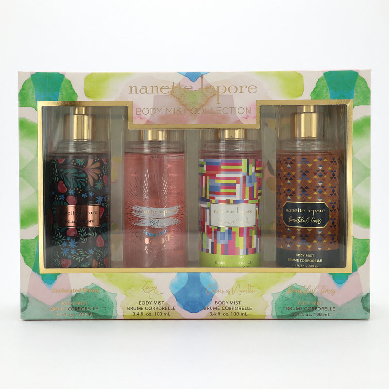 Nanette Lepore 4 Piece Body Mist Women's Body Mist Gift Set