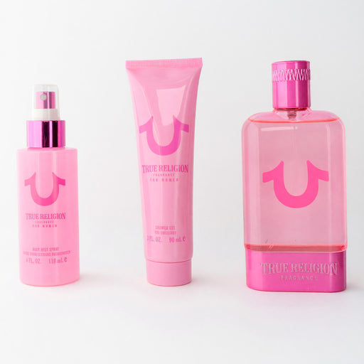 True Religion Pink Women's Eau De Parfum Gift Set