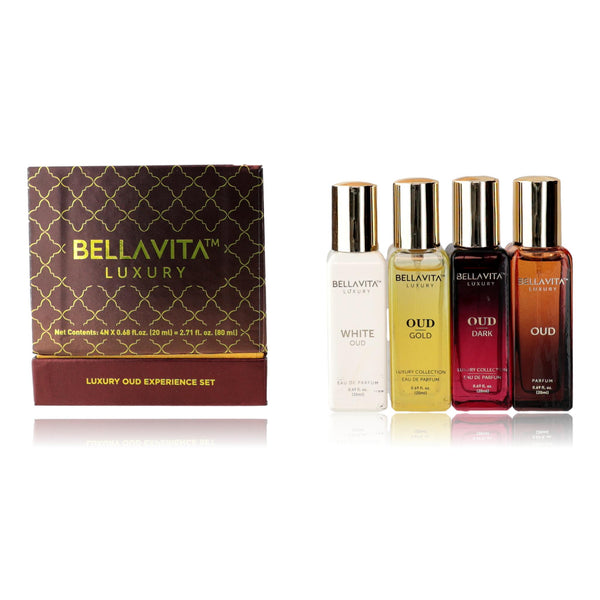 Bellavita 4 Piece Luxury Experience Unisex Eau De Parfum Gift Set