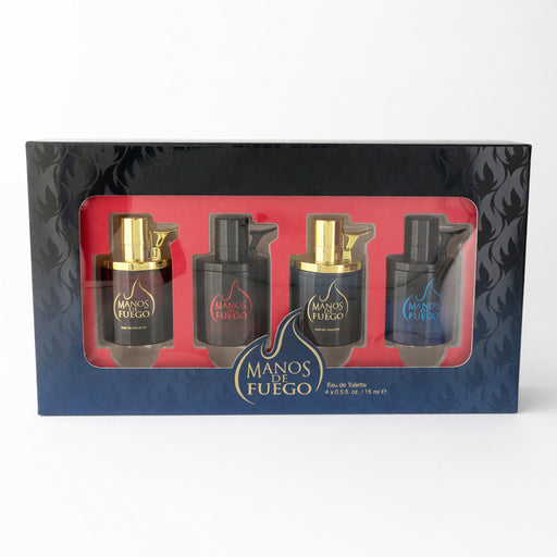 Manos De Fuego 4 Piece Coffret Men's Eau De Toilette Gift Set