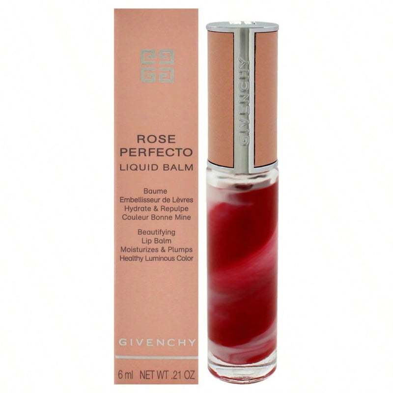 Rose Perfecto Tinted Liquid Lip Balm - 37 Rouge Graine by Givenchy for Women - 0.21 oz Lip Balm