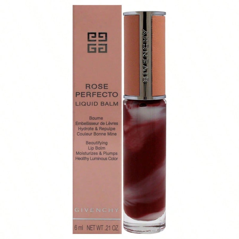 Rose Perfecto Tinted Liquid Lip Balm - 117 Chilling Brown by Givenchy for Women - 0.21 oz Lip Balm