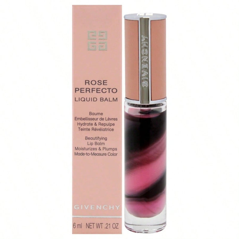 Rose Perfecto Tinted Liquid Lip Balm - 011 Black Pink by Givenchy for Women - 0.21 oz Lip Balm
