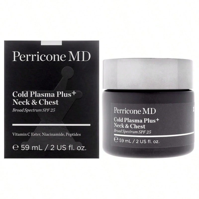 Cold Plasma Plus Neck and Chest SPF 25 Moisturizer by Perricone MD for Unisex - 2 oz Moisturizer