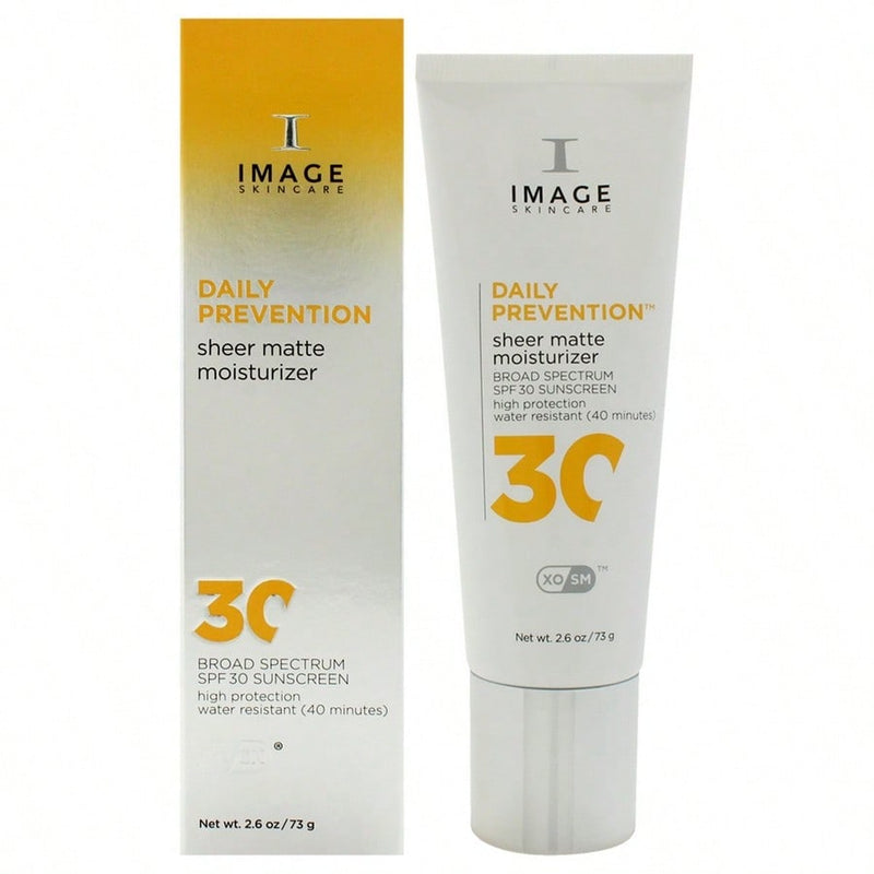 Daily Prevention Sheer Matte Moisturizer SPF 30 by Image for Unisex - 2.6 oz Sunscreen