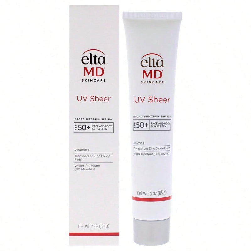 UV Sheer SPF 50 Plus by EltaMD for Unisex - 3 oz Sunscreen