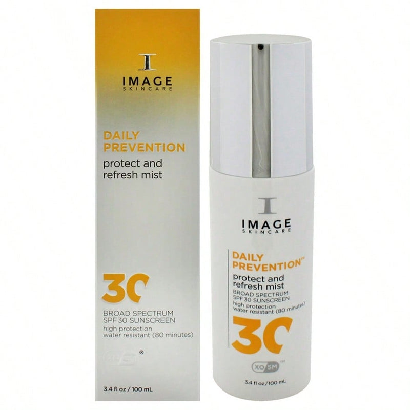Daily Prevention Protect and Refresh Mist SPF 30 by Image for Unisex - 3.4 oz Sunscreen