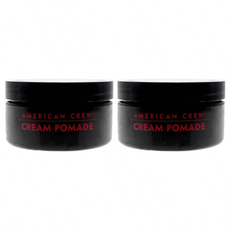 Cream Pomade by American Crew for Men - 3 oz Cream  - Pack of 2