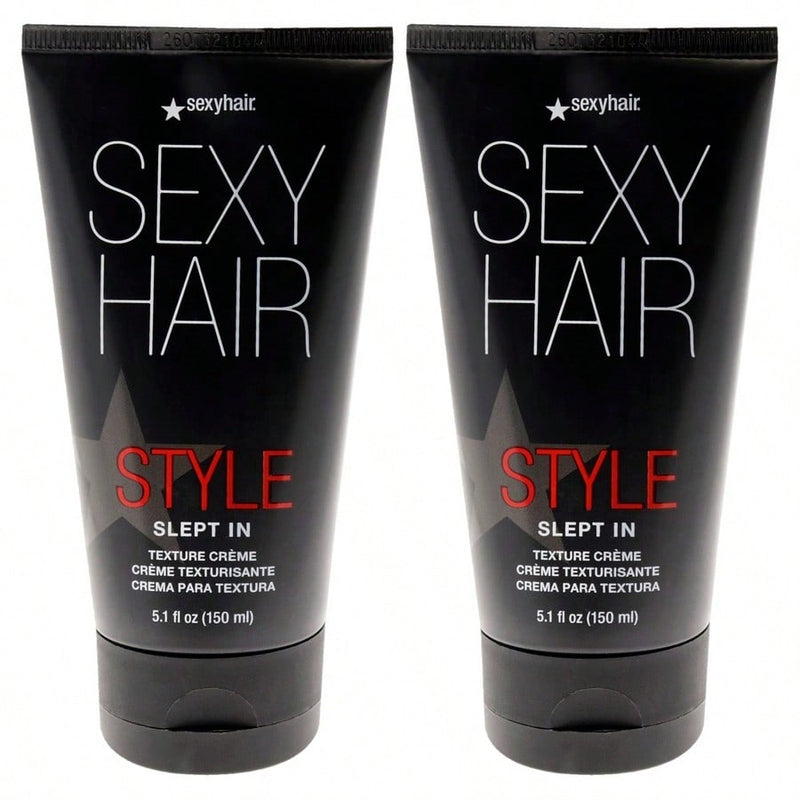 Style Sexy Hair Slept In Texture Creme by Sexy Hair for Unisex - 5.1 oz Cream - Pack of 2