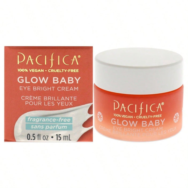 Glow Baby Eye Bright Cream by Pacifica for Unisex - 0.5 oz Cream